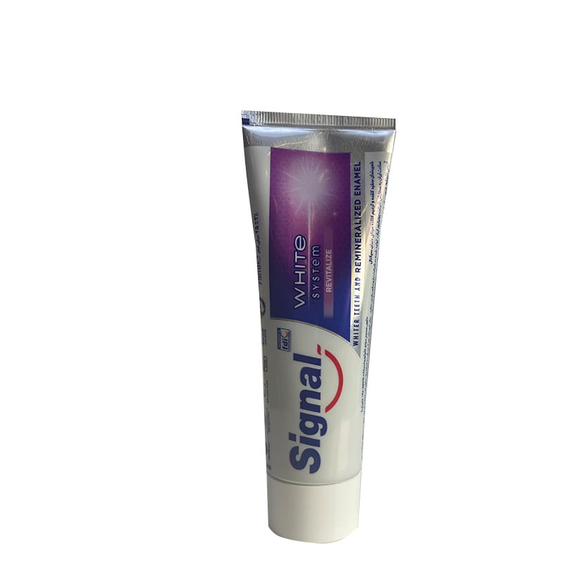  خمیر دندان سفید کننده و ترمیم کننده مینای دندان سیگنال